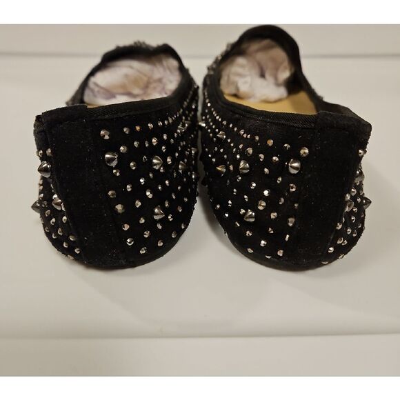 Nine West Silver and Black Studded Loafers sz 11 - Picture 7 of 7